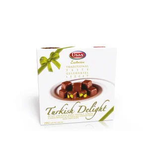 LokumcuzadeUsas Fistikli Cikolata kapli Lokum 250g