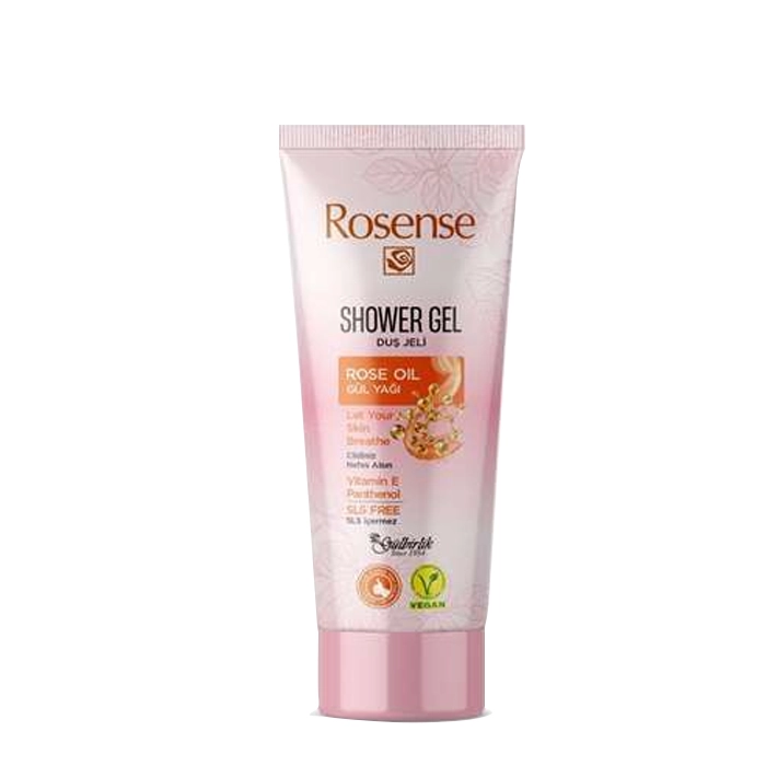 Rosense Gül Özlü Duş Jeli 250ml Turkish Shower Gel with Rose Extracts (0 Natural-250ml) - Rosense - Image 1