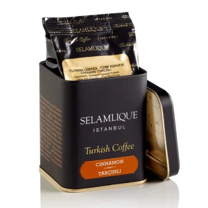 Selamlique Tarcinli Turk Kahvesi metal box 125g show 1