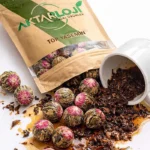 Aktarloji Top Yasemin çiçeği çayı-show2 Turkish Jasmine Blooming Flower Ball - Natural Herbal Tea - Image 3