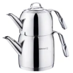 Turkish Teapot Stainless Steel Steama - Korkmaz