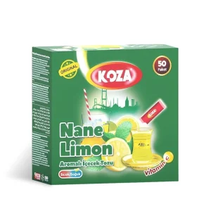 Koza Tek Icimlik Nane Limon Aromali Toz Icecek 50lik