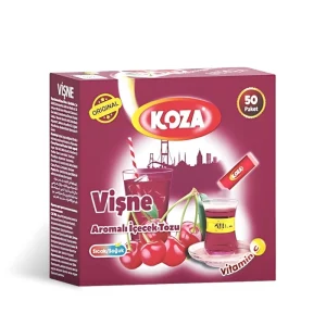 Koza Tek Icimlik Visne Aromali Toz Icecek 40lik