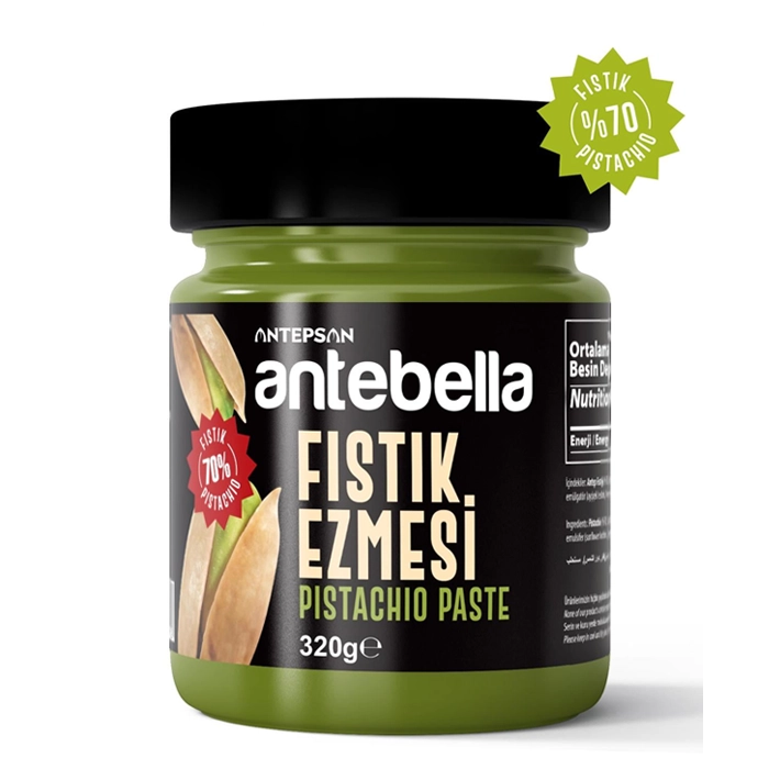 Antebella Fıstık Ezmesi-320g-pack-show Turkish Pistachio Spread (Ezme) - Antebella - Image 1