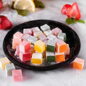 Ikbal Meyve Aromali Kus Lokumu Kivi Limon Portakal Muz Cilek 450g