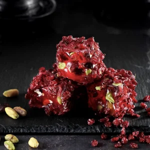 Ikbal Nar Aromali Antep Fistikli Zeresk Uzum Kapli Lokum