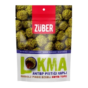 Zuber Lokma Fistik kapli Meyve Topu 96g