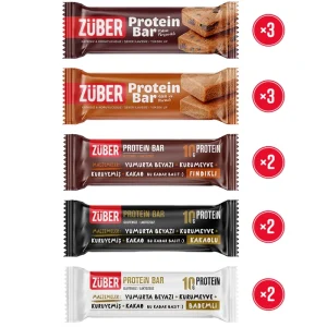 Zuber Protein Bar Deneme Paketi 12x40g