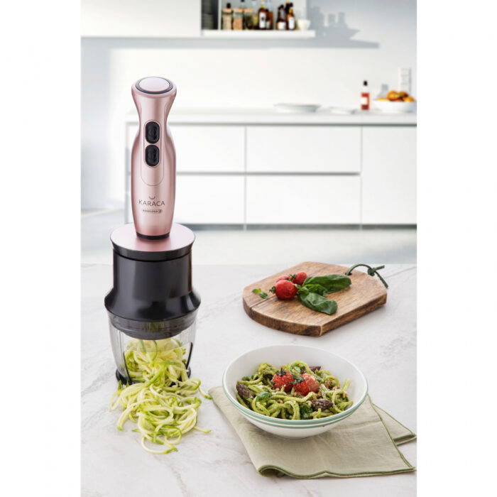 Turkish Spiral Vegetable Chopper 4 in1 - Rosegold