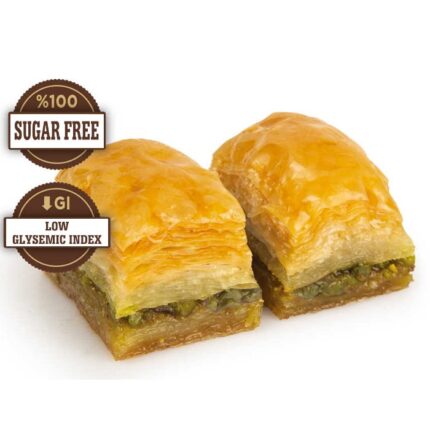 Sugar Free Turkish Baklava with Pistachio/Gulluoglu