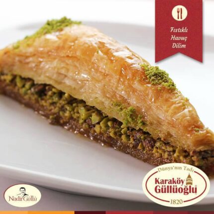 Carrot Slice Baklava with Pistachio-Fresh/Gulluoglu