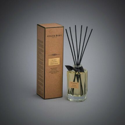 Hemp Leaves Scented Bamboo Stick Air Freshener - Atelier Rebul