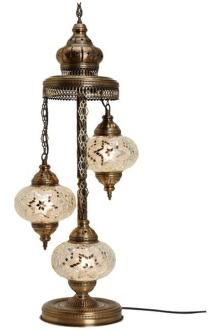 Turkish 3 Piece Mosaic Corner Lamp - YÄ±ldÄ±z