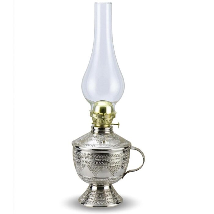 Turkish Copper Oil Lamp Handcrafted - Afitap