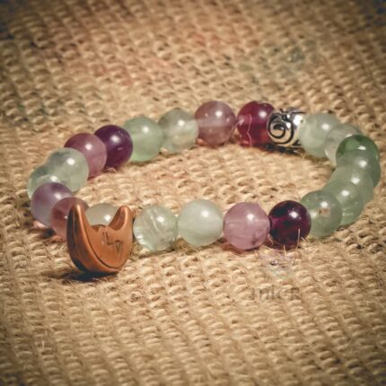 Turkish Fluorite Themed Natural Stone Wristband - Mitr