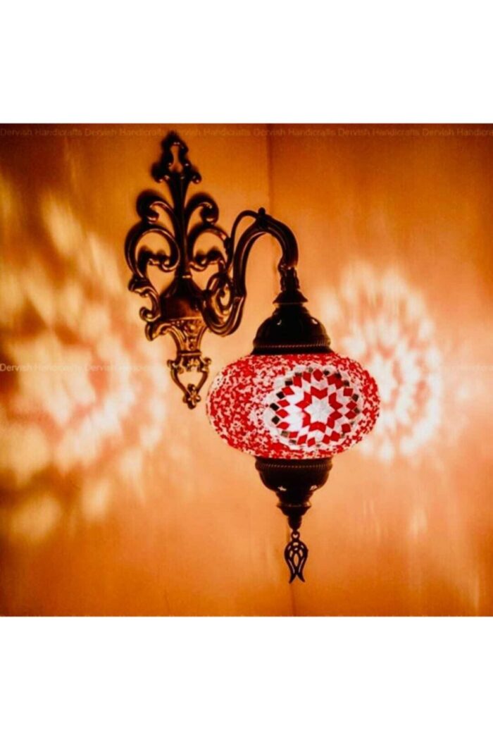 Turkish Mosaic Abrik Wall Lamp - Vuslat