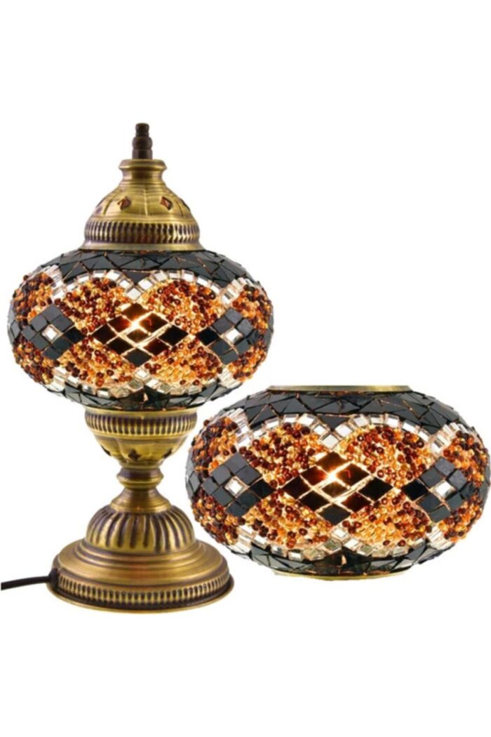 Turkish Mosaic Desktop Lampshade Lamp - Çakır