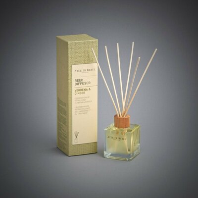 Verbena & Ginger Scented Bamboo Stick Air Freshener - Atelier Rebul