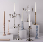 Milena Candlestick Candle Holder - Linens