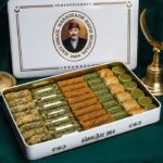 Assorted Turkish Baklava Pistachio in Metal Box - HafÄ±z Mustafa (2kg)