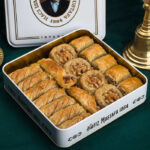 Assorted Turkish Baklava Walnut in Metal Box - HafÄ±z Mustafa (1kg)