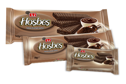 Turkish Hoşbeş Cream Wafer (Chocolate