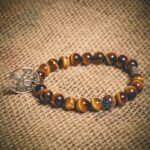 Turkish Tiger Eye Themed Natural Stone Wristband - Mitr