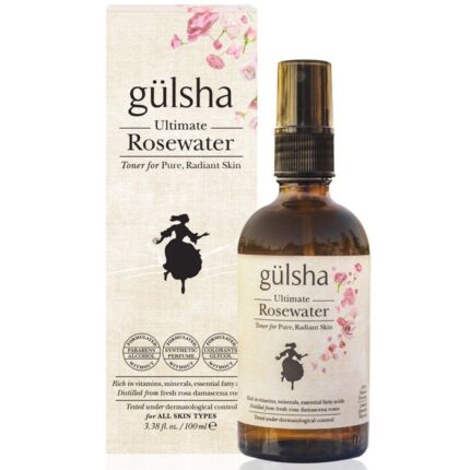 Gülsha Natural Turkish Rose Water (contains Rose Oil)