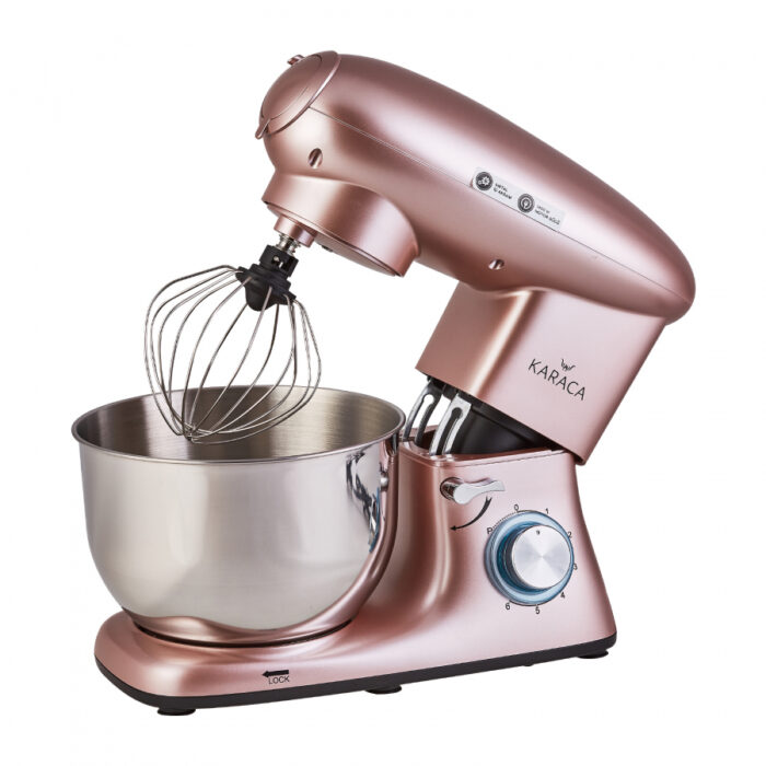 Turkish Multi Chef Stand Mixer with Ground Meat Pulling Apparatus - RoseGold