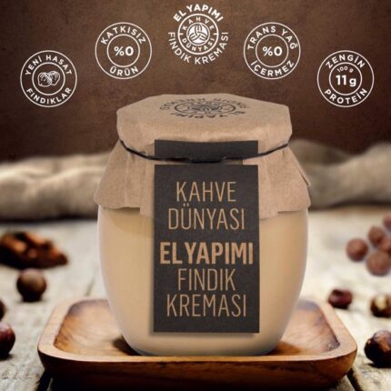 Turkish Hazelnut Butter Cream - Natural Handmade