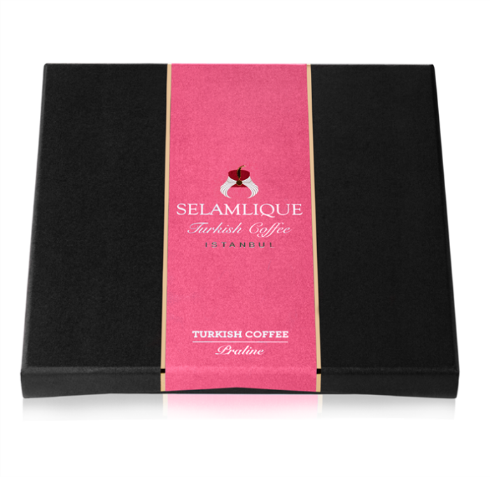 Turkish Praline with Rose - Dark Chocolate and Milk - Selamlique