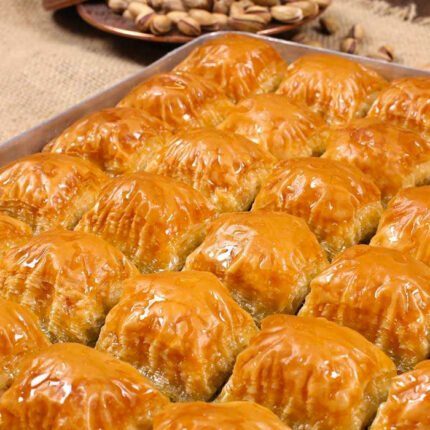 Turkish Baklava with Pistachio Square