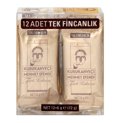 Mehmet Efendi Turkish Coffee 12x6g