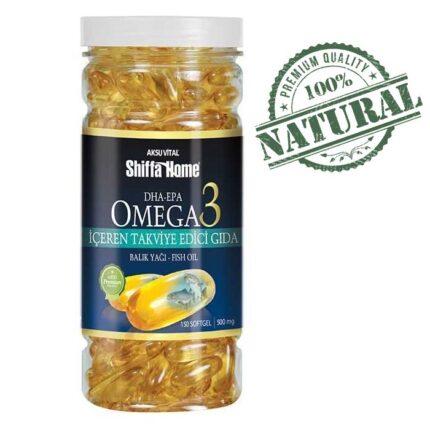 Turkish Herbal Supplement-Omega 3 (DHA-EPA) Capsules/500 mg