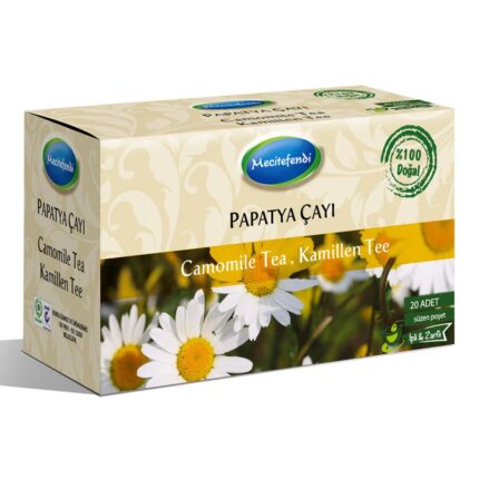 Turkish Natural Camomile Herbal Tea Bags (20 bags)