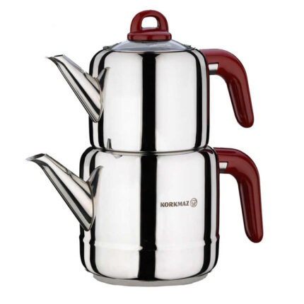 Turkish Teapot Stainless Steel Hera - Korkmaz