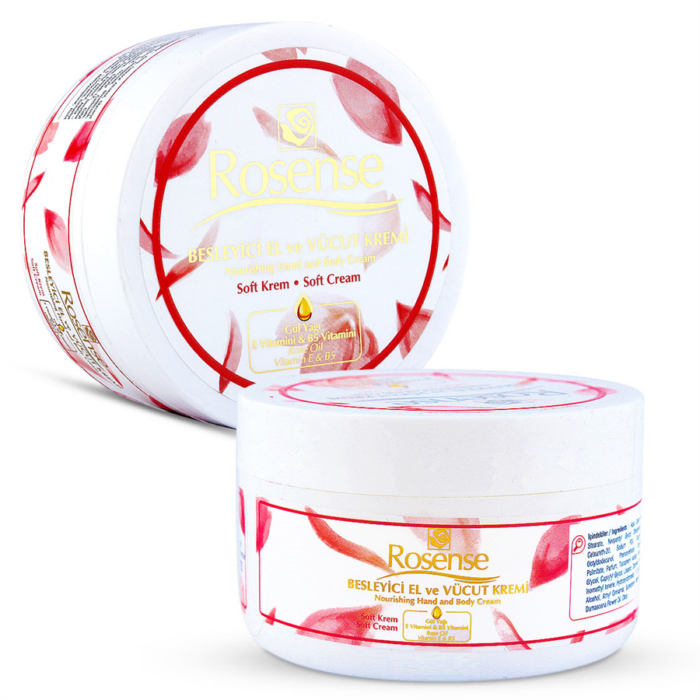 Rosense Nourishing Hand&Body Rose Cream-Soft (%100 Natural)