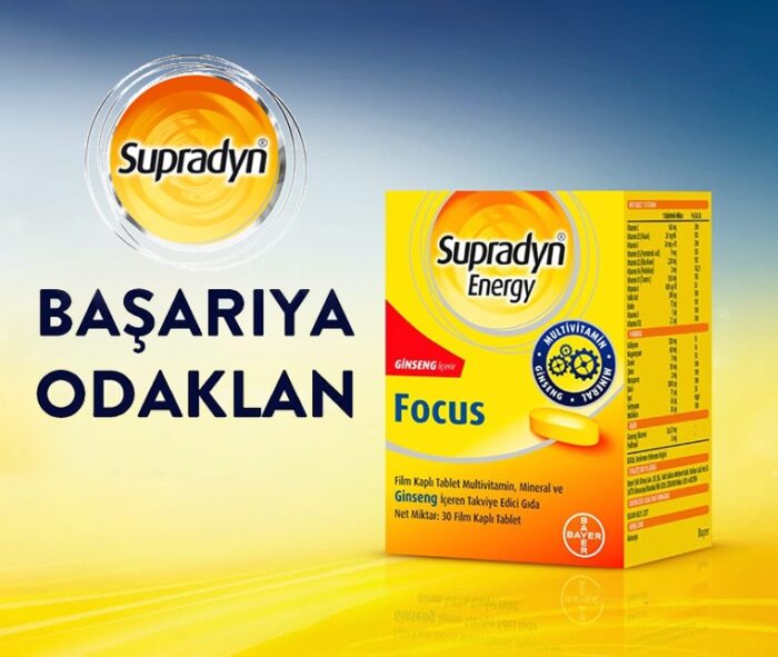 Natural Herbal Supplement - Supradyn Energy Focus - Gingseng