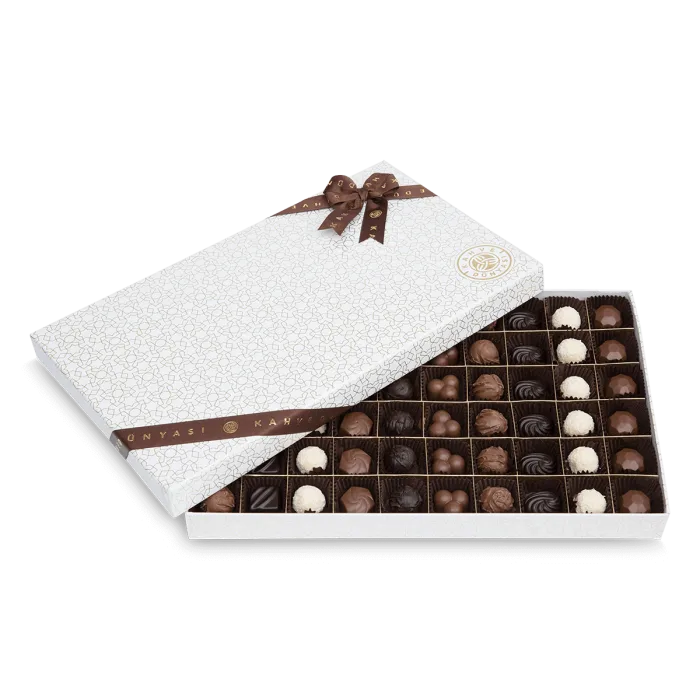 Turkish Assorted Chocolate Special White Box - Kahve DÃ¼nyasÄ±