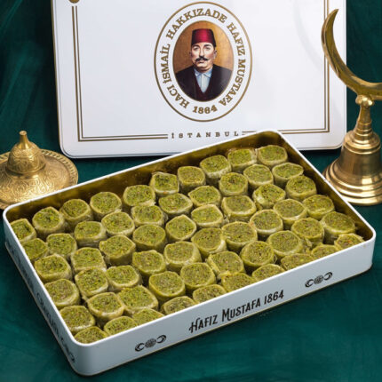 Turkish Baklava Palace Wrap in Metal Box - HafÄ±z Mustafa (2kg)