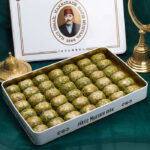 Turkish Baklava Pistachio Dilber in Metal Box - HafÄ±z Mustafa (1.7kg)