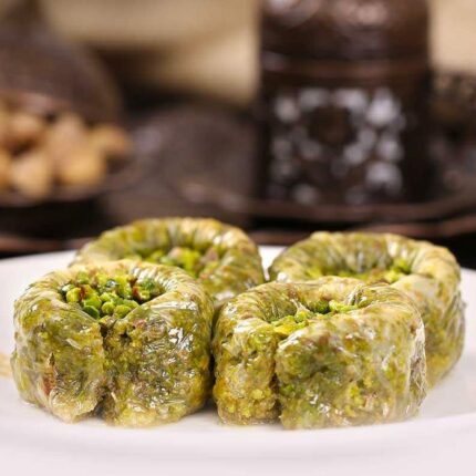 Turkish Baklava with Pistachio Birds Nest