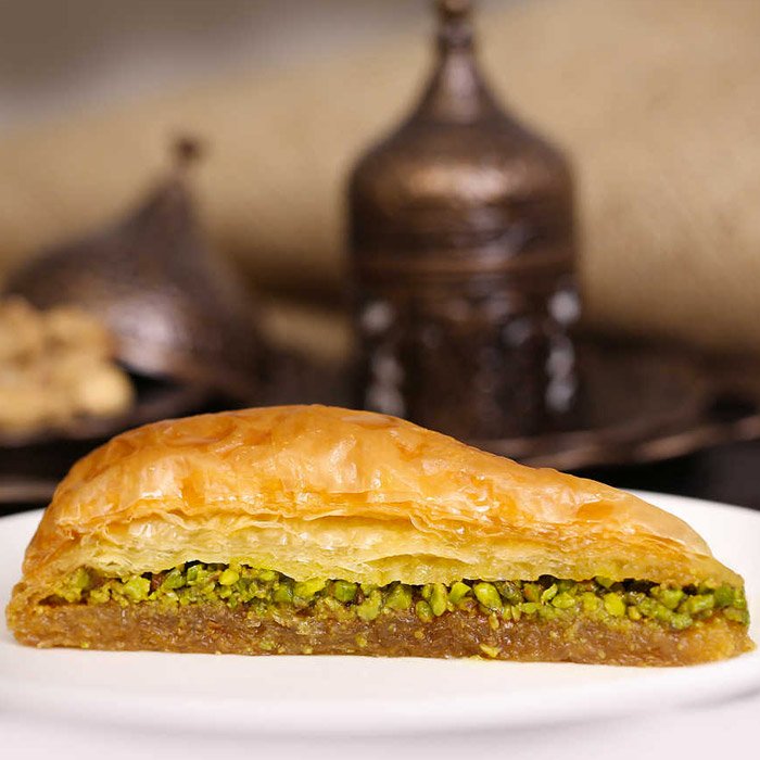 Turkish Baklava with Pistachio Carrot Slice