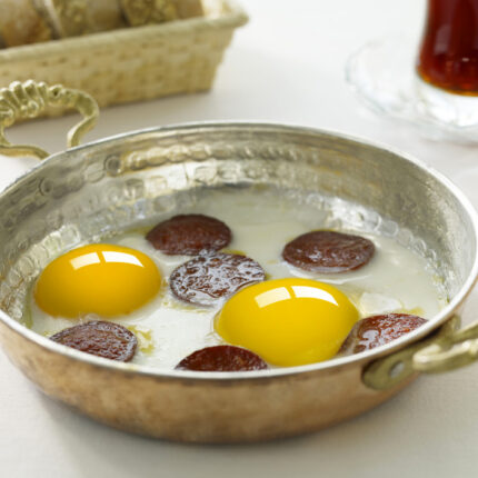 Turkish Copper Egg Pan Handcrafted - Anatolia