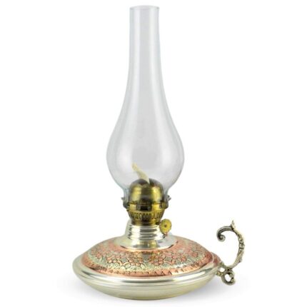 Turkish Copper Oil Lamp Handcrafted - Sadrazam