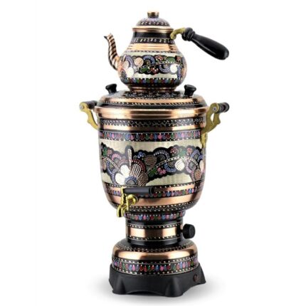 Turkish Copper Samovar Electric Handcrafted - Erzincan