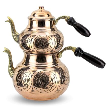 Turkish Copper Tea Pot Handcrafted - Ottoman