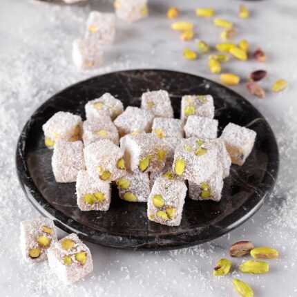 Turkish Delight Pasha (Double Roasted Pistachio Coated Coconut) - Ä°kbal