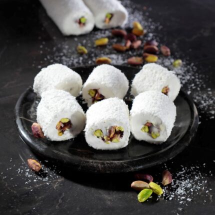 Turkish Delight Sultan (Coated Pistachio Coconut) - Ä°kbal