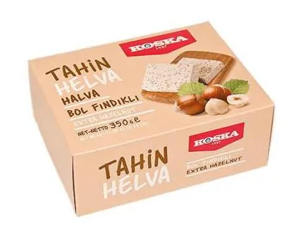 Turkish Halva with Extra Hazelnut (Boxed)